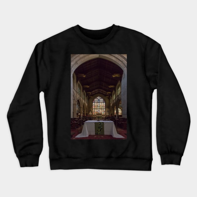 St. James church-Nave2 Crewneck Sweatshirt by jasminewang